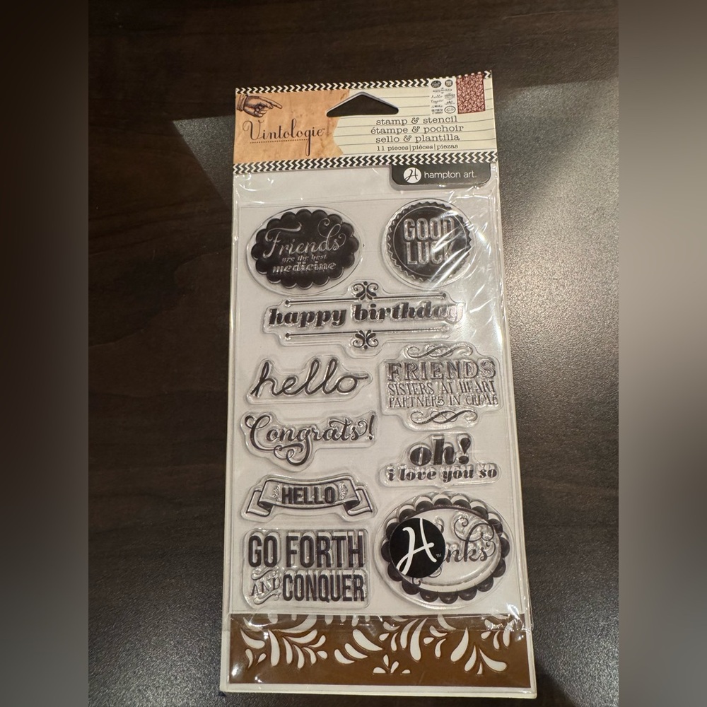 Clear stamps vintologie